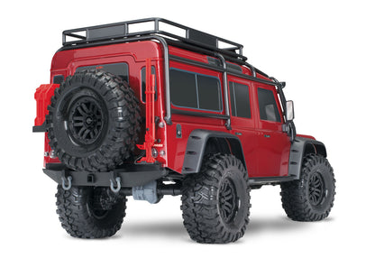 1/10 TRX-4 Land Rover Defender, 4WD, RTD (Requires battery & charger): Red