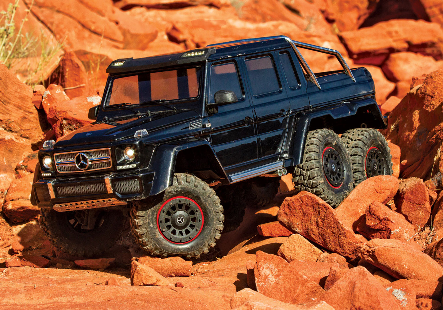 1/10 TRX-6 MercedesBenz® G 63 AMG, 6WD, RTD (Requires battery and charger): Black