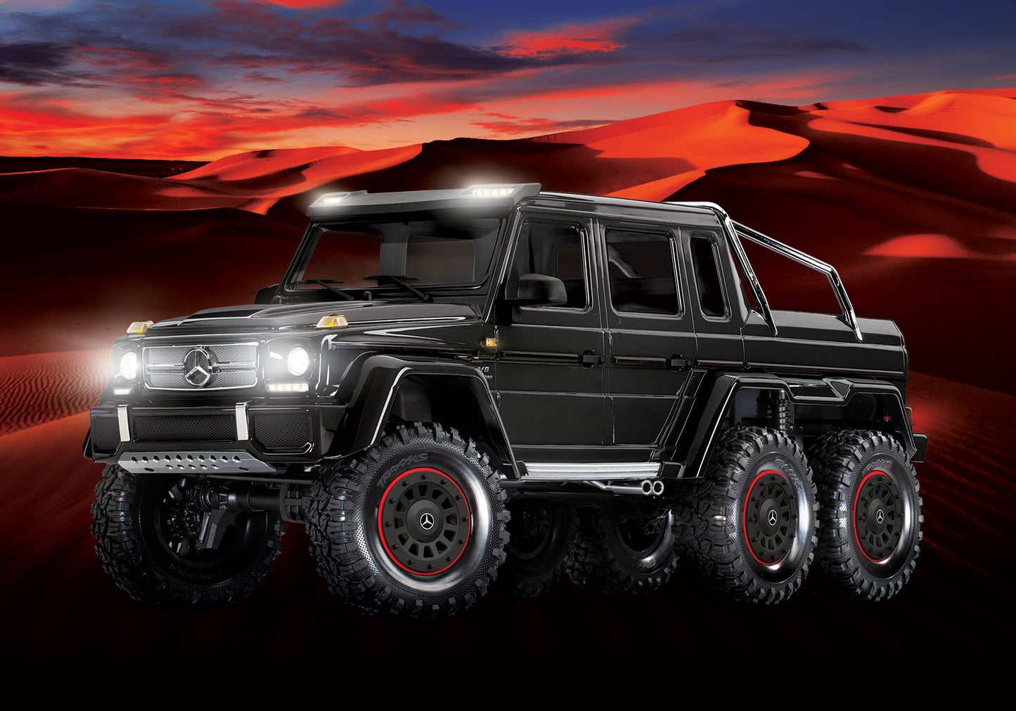 1/10 TRX-6 MercedesBenz® G 63 AMG, 6WD, RTD (Requires battery and charger): Black