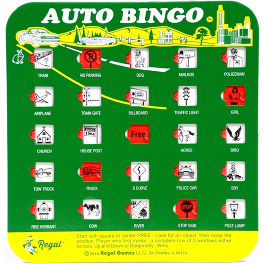 Travel Bingo Cards