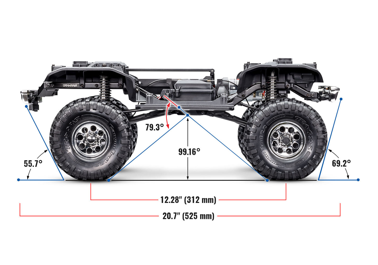 TRX-4 Chevrolet 1972 K5 Blazer High Trail Blue (Needs Battery & Charger)