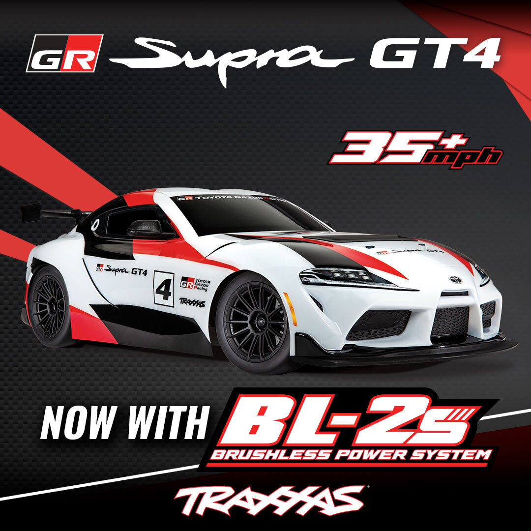 1/10 Toyota GR Supra GT4 with BL-2s Power