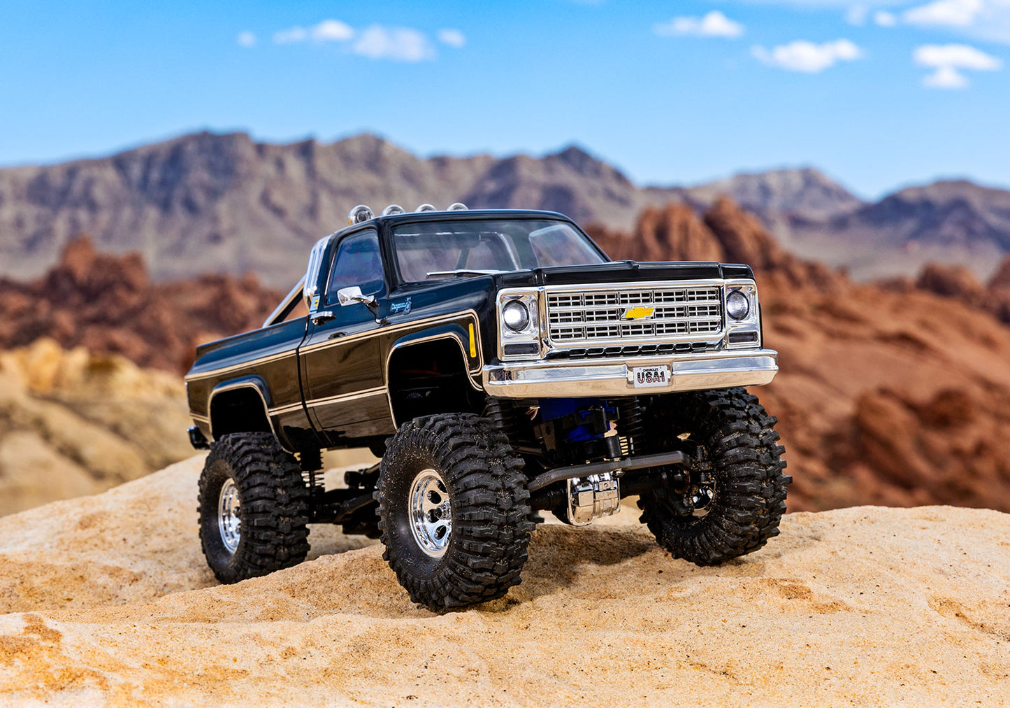 1/18 TRX-4M Chevrolet K10 High Trail: Black