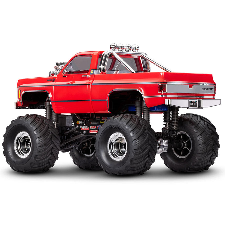 1/18 TRX-4MT Chevrolet K10 Monster Truck: Red