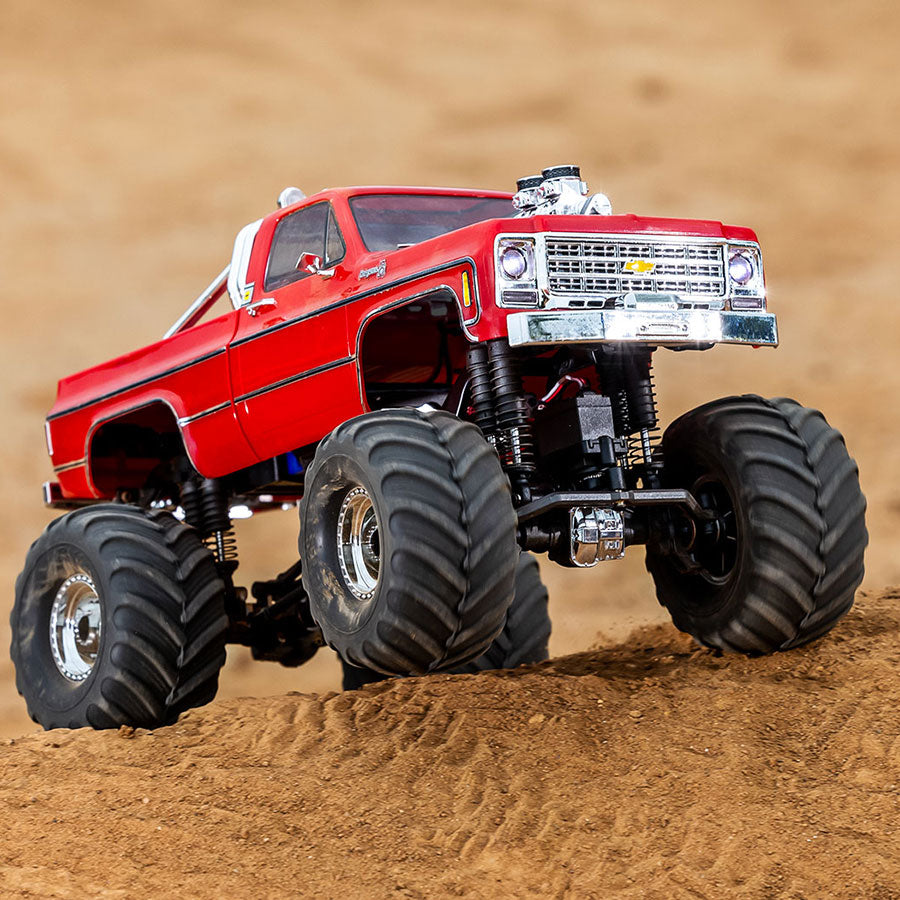 1/18 TRX-4MT Chevrolet K10 Monster Truck: Red