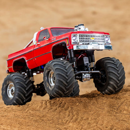 1/18 TRX-4MT Chevrolet K10 Monster Truck: Red