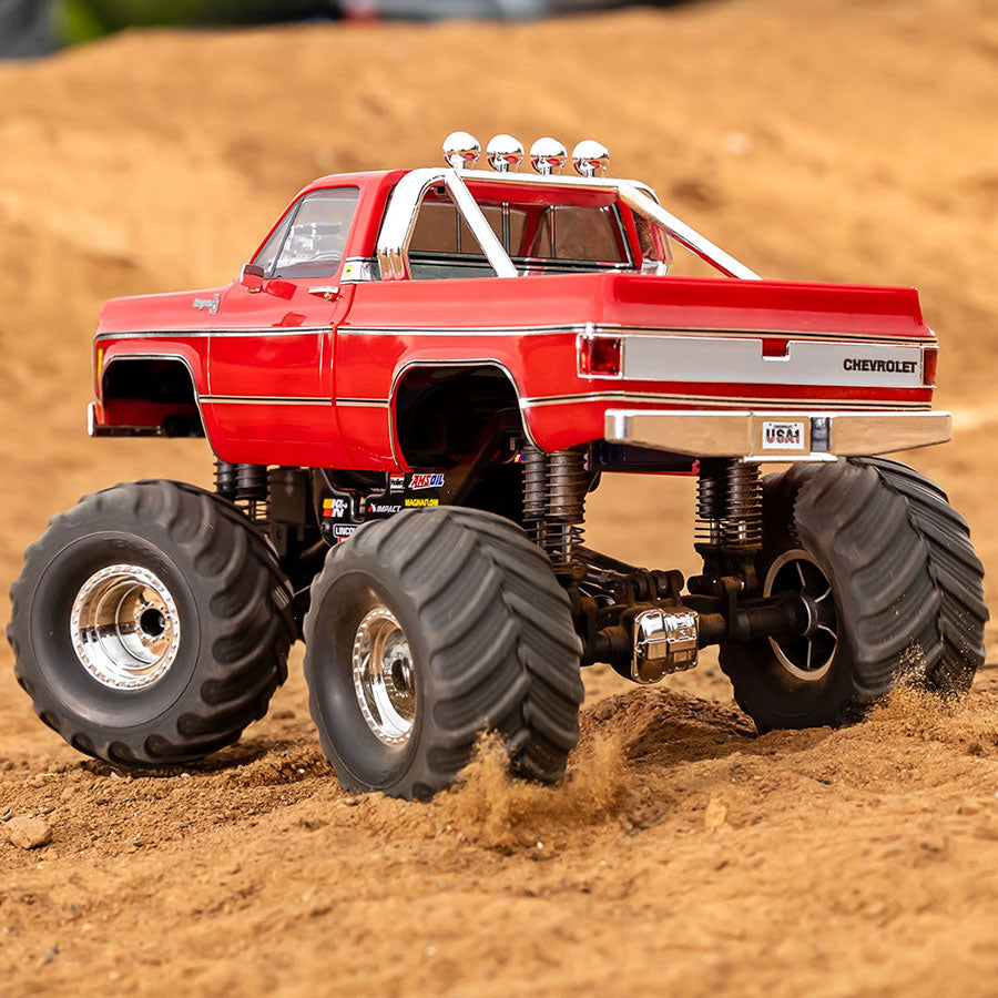 1/18 TRX-4MT Chevrolet K10 Monster Truck: Red