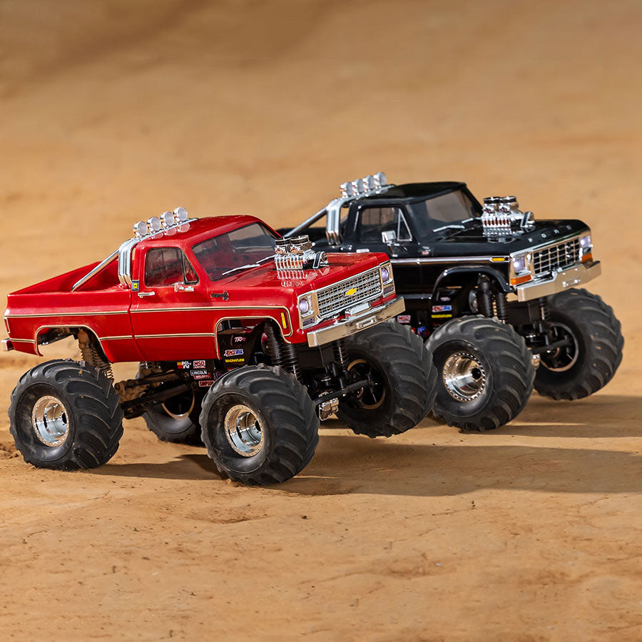 1/18 TRX-4MT Chevrolet K10 Monster Truck: Red