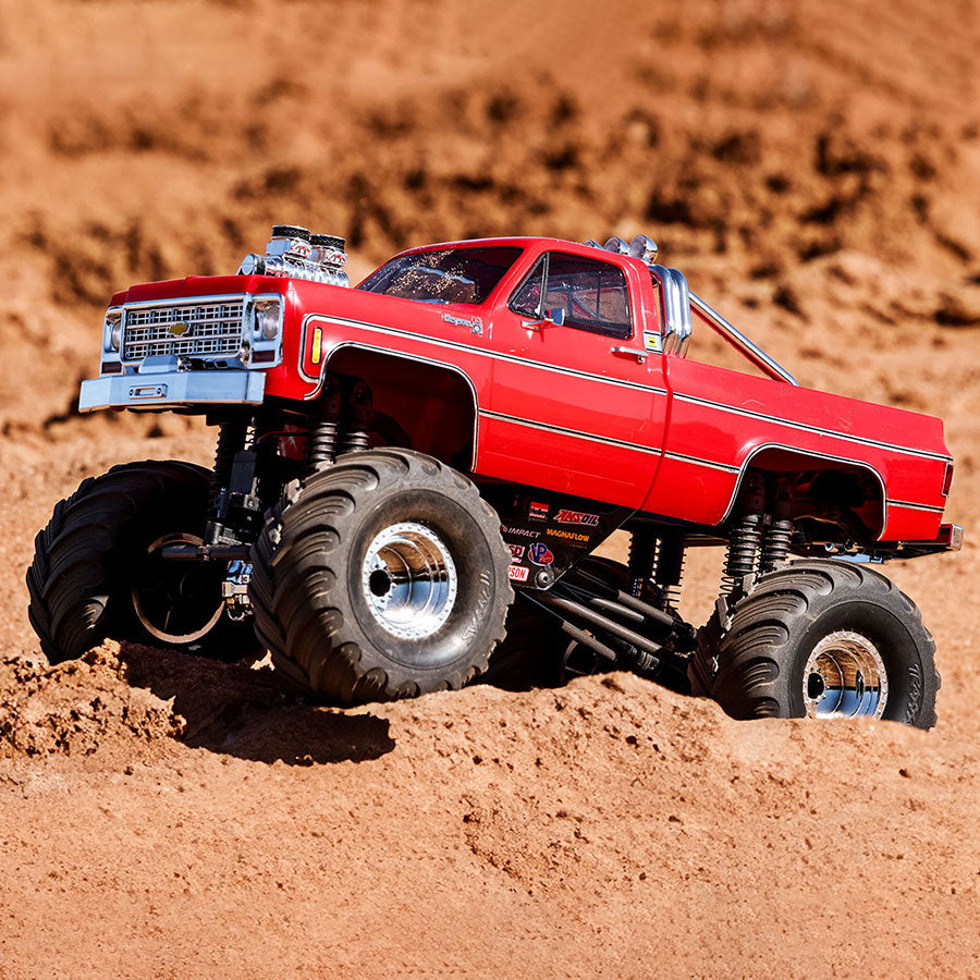 1/18 TRX-4MT Chevrolet K10 Monster Truck: Red