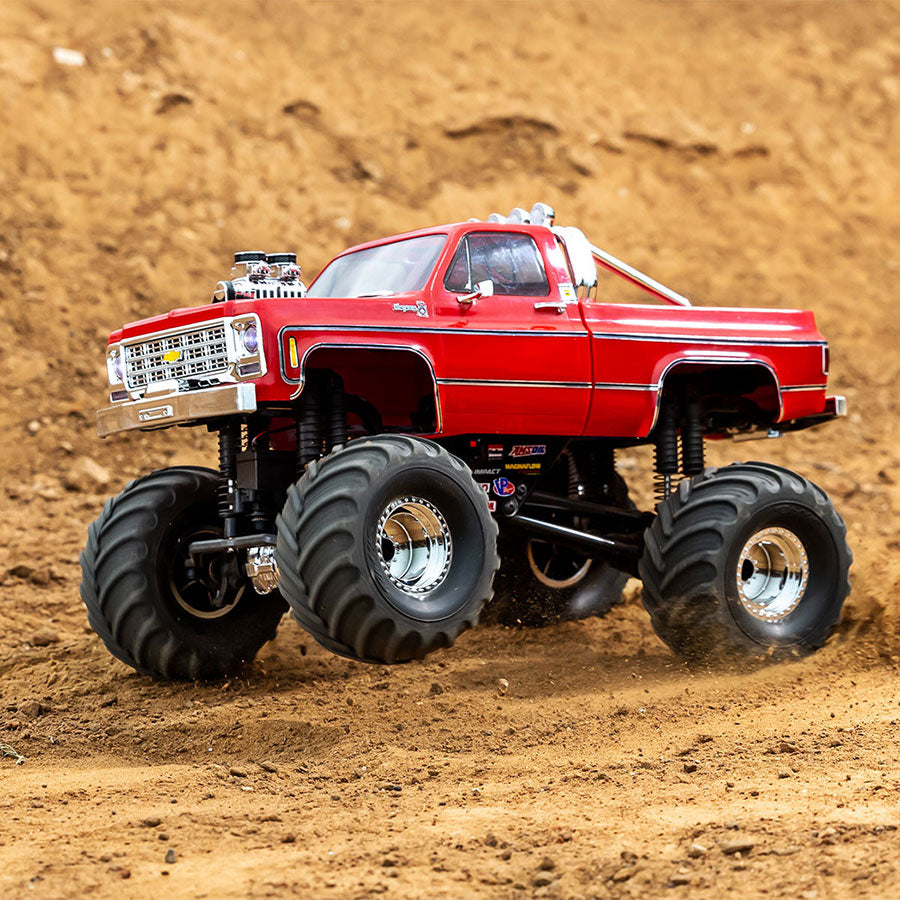 1/18 TRX-4MT Chevrolet K10 Monster Truck: Red