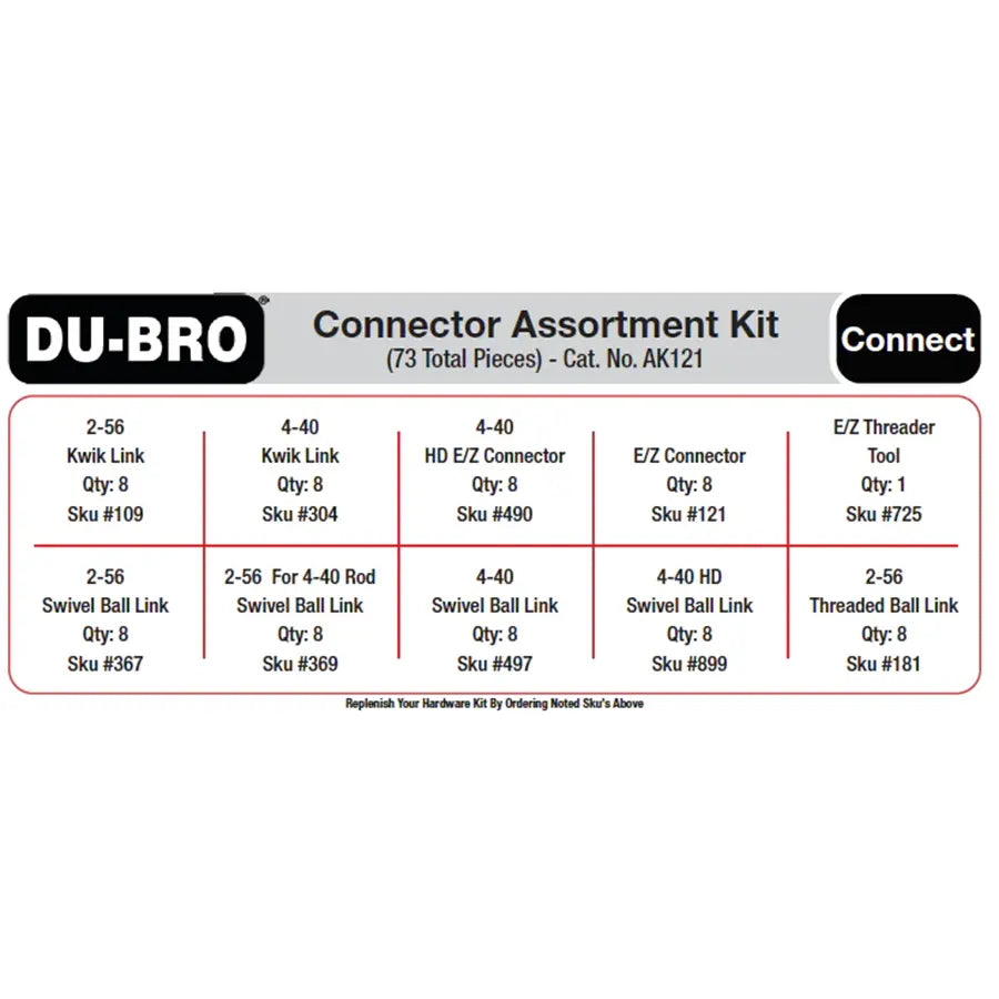 Connectors Assortment Kit (73 pcs set)