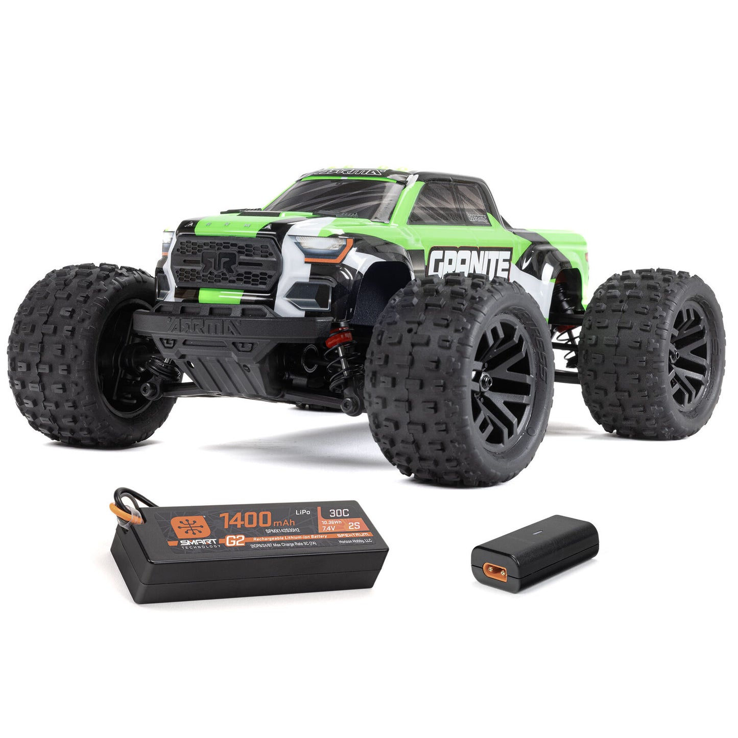 1/18 GRANITE GROM 4x4 SMART Small Scale MT Green  (Includes battery and charger)