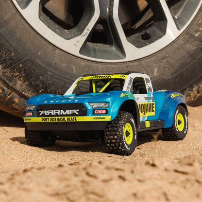 1/12 Mojave GROM Small Scale 4x4 DT RTR (Includes battery and charger) Blue/White