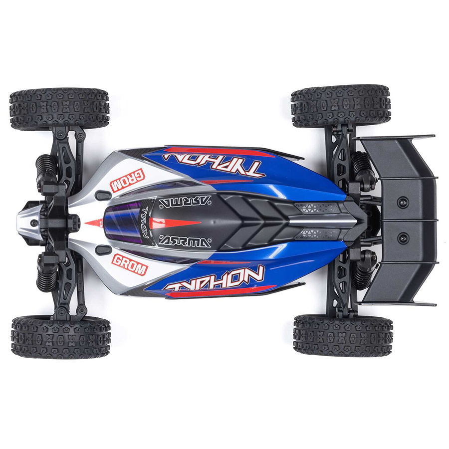 1/12 Typhon GROM Small Scale 4x4 Buggy (Includes battery and charger) Blue/Silver