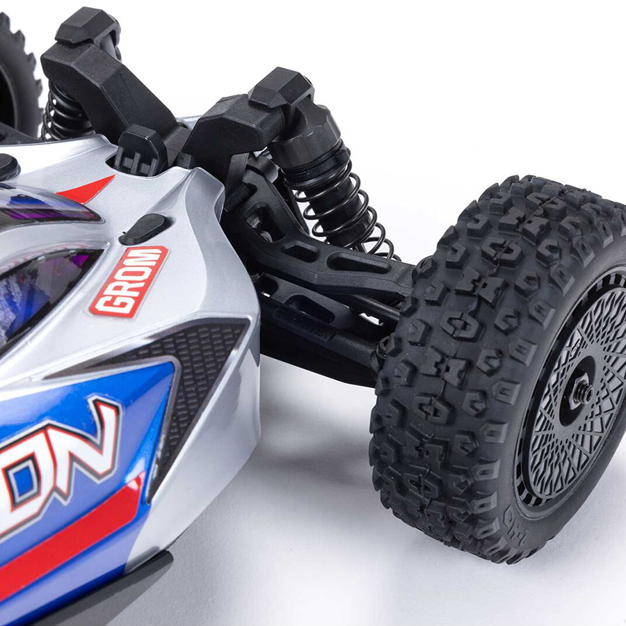 1/12 Typhon GROM Small Scale 4x4 Buggy (Includes battery and charger) Blue/Silver