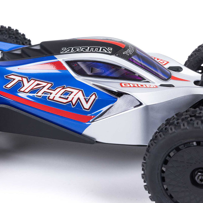 1/12 Typhon GROM Small Scale 4x4 Buggy (Includes battery and charger) Blue/Silver