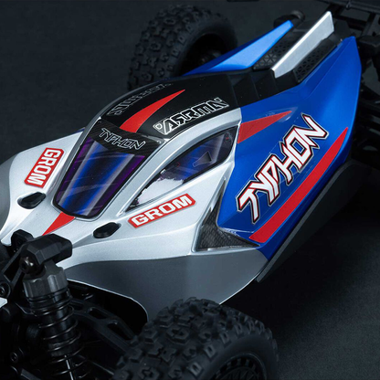 1/12 Typhon GROM Small Scale 4x4 Buggy (Includes battery and charger) Blue/Silver