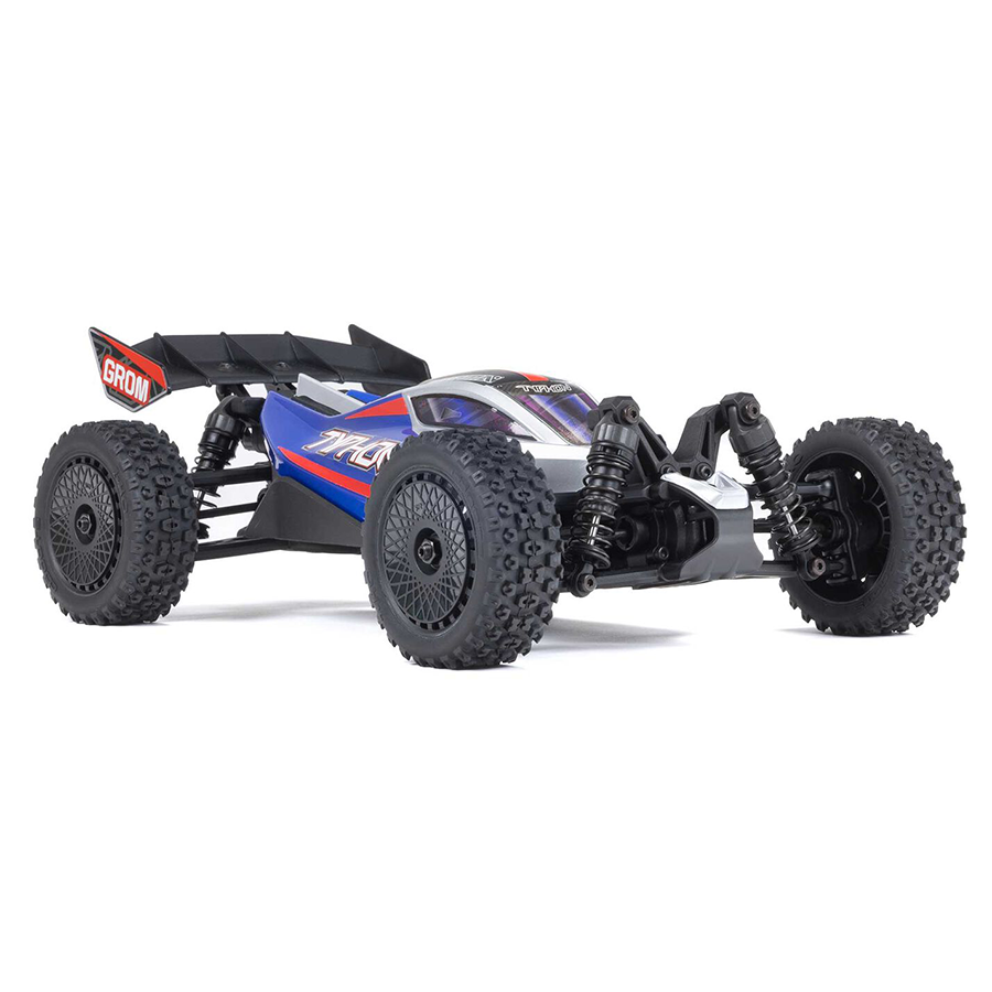 1/12 Typhon GROM Small Scale 4x4 Buggy (Includes battery and charger) Blue/Silver