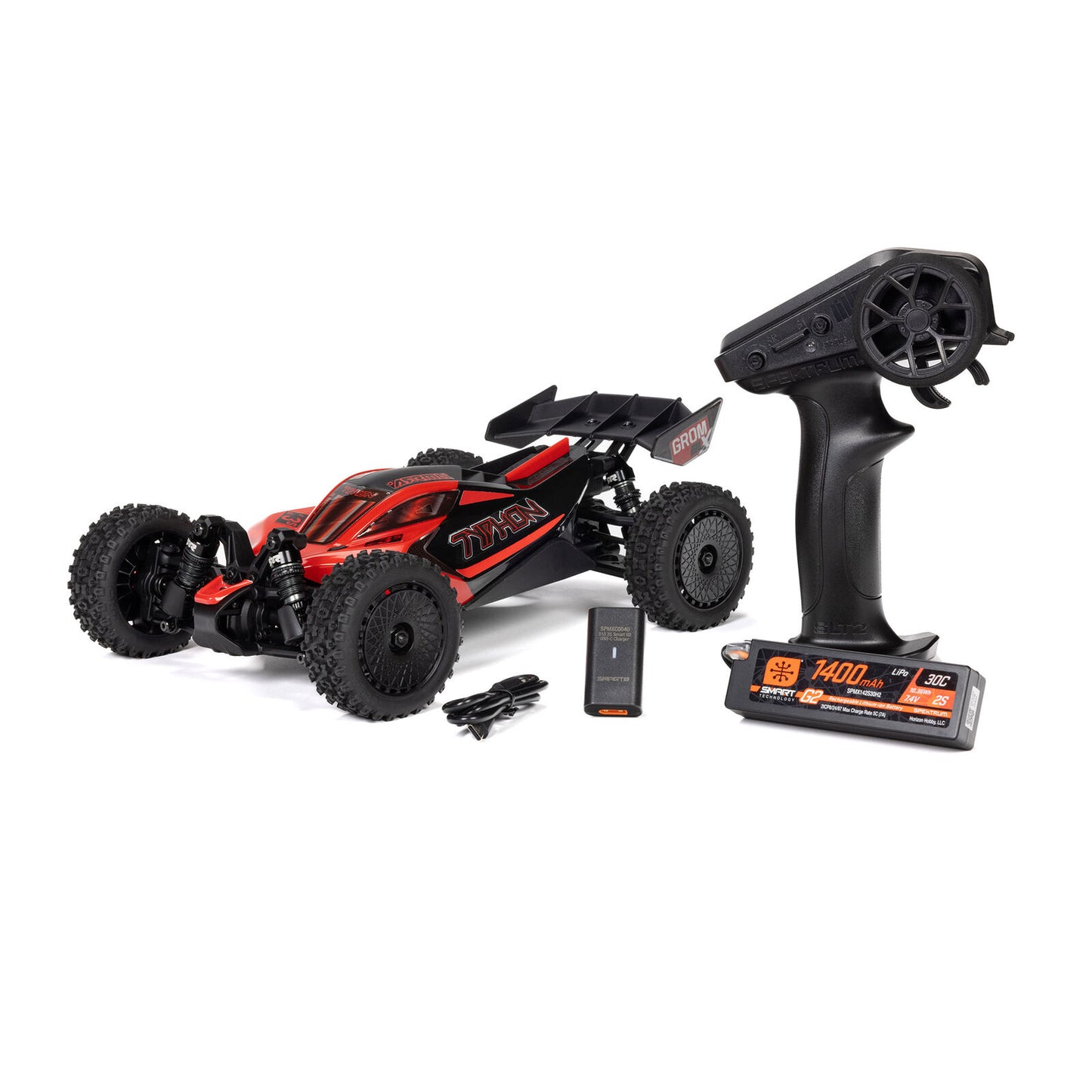 1/12 Typhon GROM Brushless 4x4 Buggy Red (Includes battery and charger)