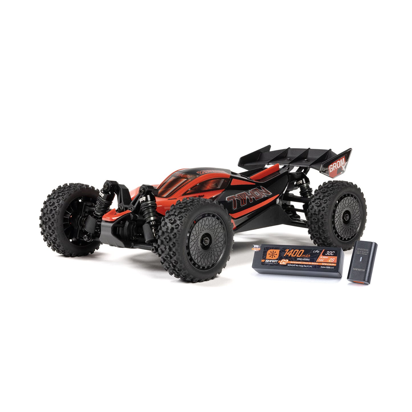 1/12 Typhon GROM Brushless 4x4 Buggy Red (Includes battery and charger)