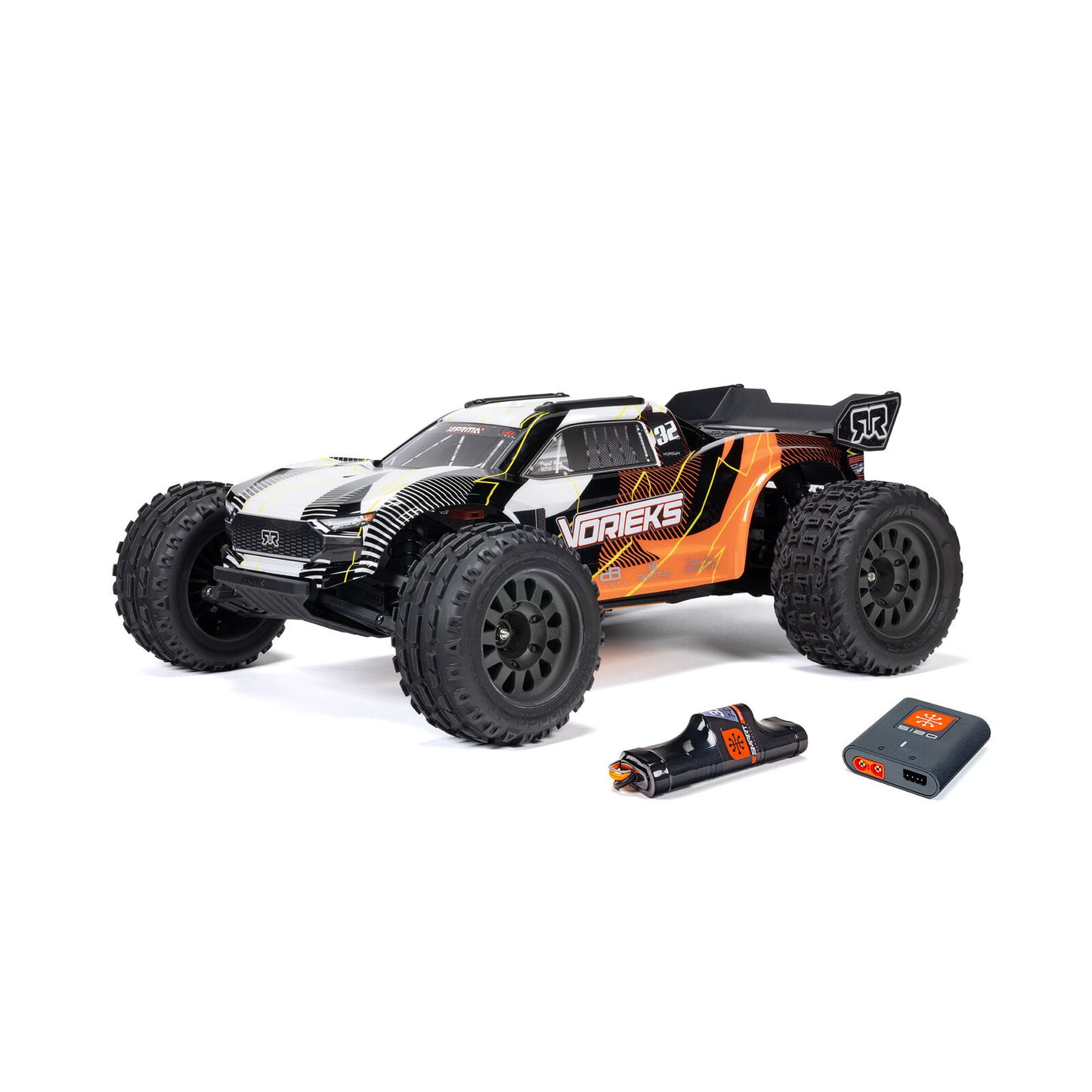 1/10 VORTEKS 2wd w/battery & charger Orange