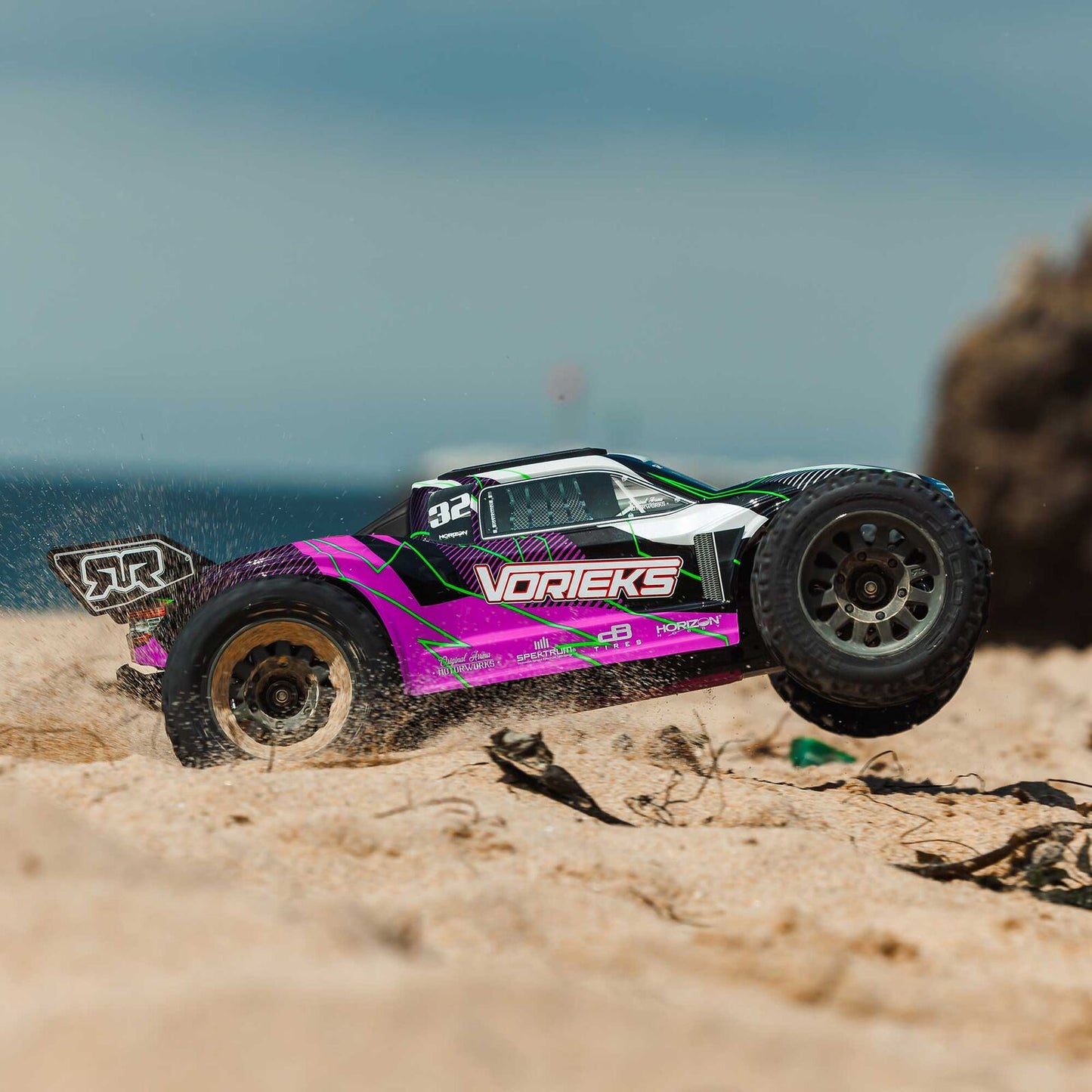 1/10 VORTEKS 2wd w/battery & charger Purple