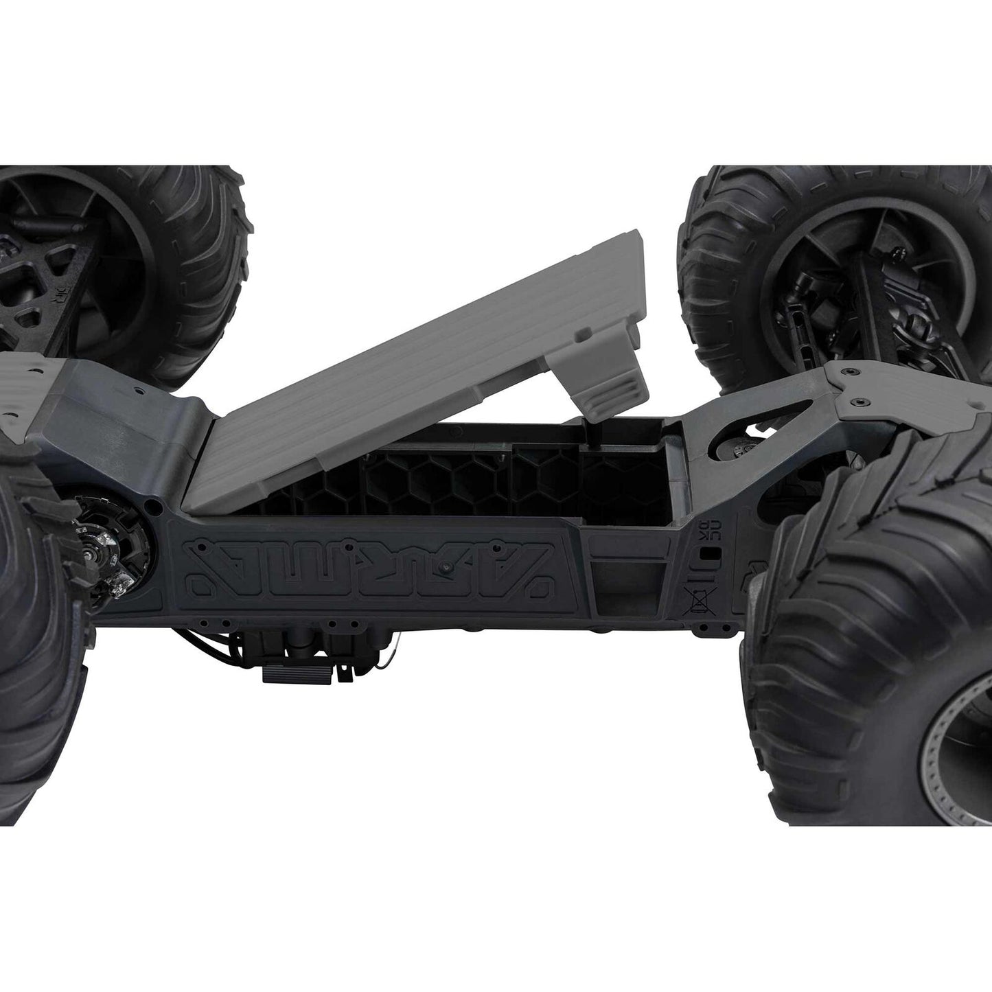 1/10 GORGON 4X2 Monster Truck Kit (includes battery and charger): Black