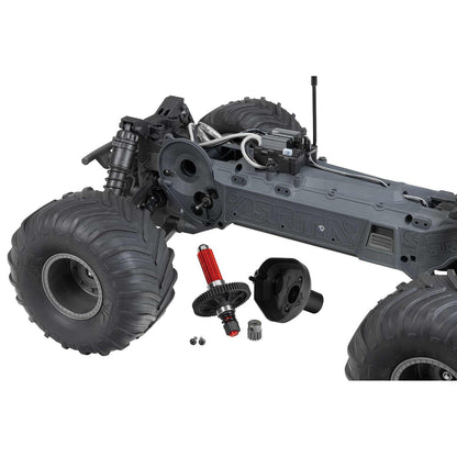 1/10 GORGON 4X2 Monster Truck Kit (includes battery and charger): Black