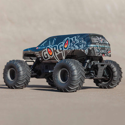 1/10 GORGON 4X2 Monster Truck Kit (includes battery and charger): Black