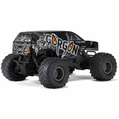 1/10 GORGON 4X2 Monster Truck Kit (includes battery and charger): Black