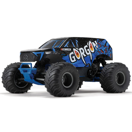 1/10 GORGON 4X2 Monster Truck (Needs battery & charger): Blue