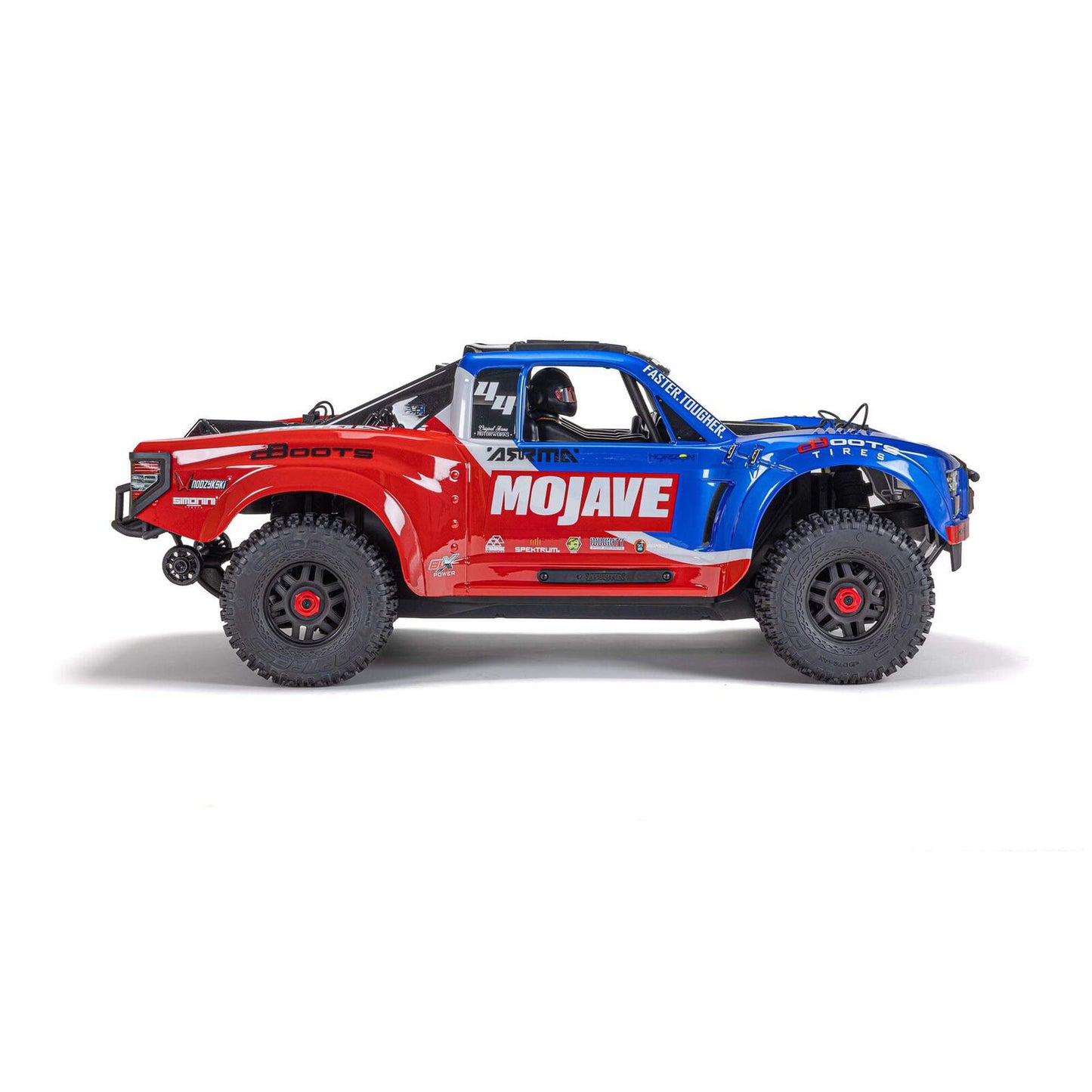 1/8 Mojave 4S 4WD BLX: (Requires battery & charger): Blue/Red