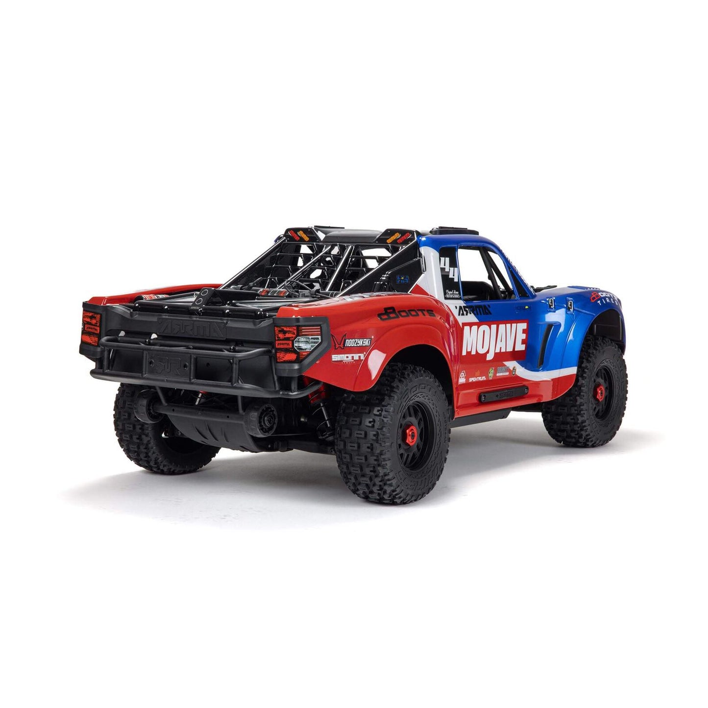 1/8 Mojave 4S 4WD BLX: (Requires battery & charger): Blue/Red