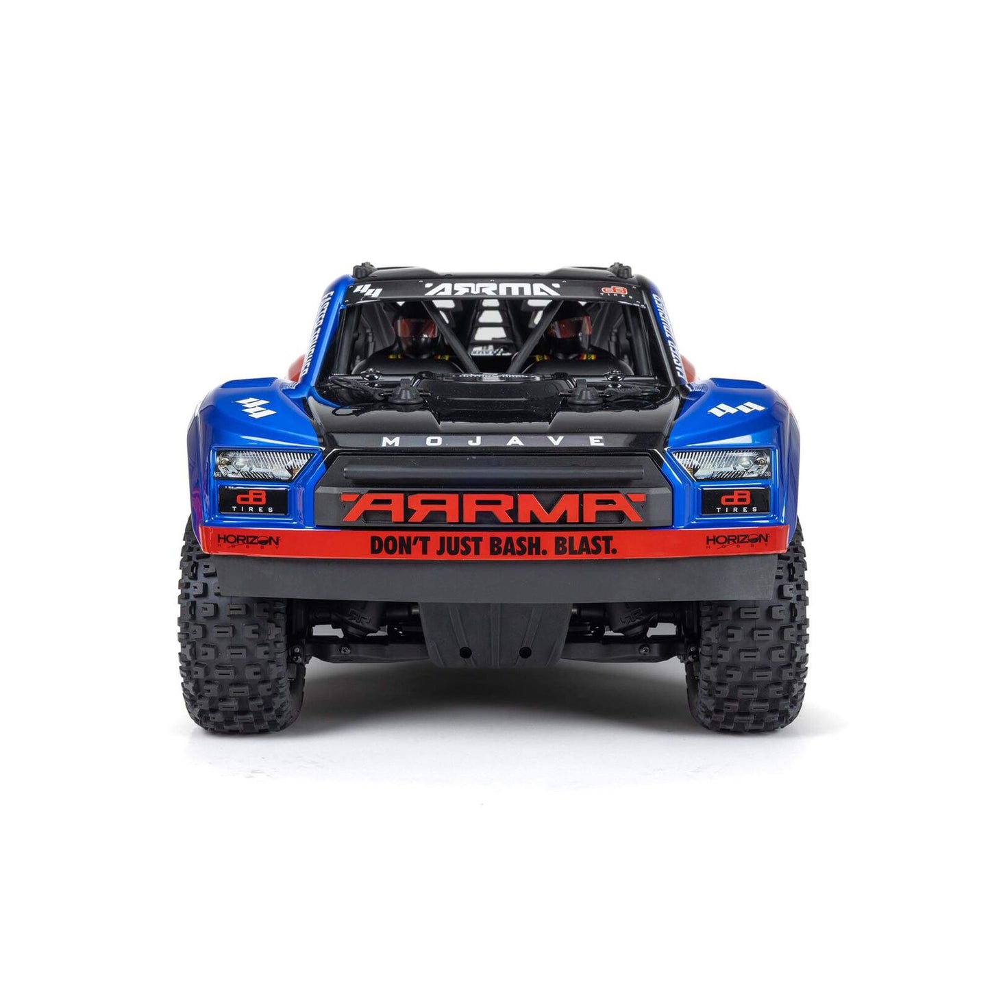 1/8 Mojave 4S 4WD BLX: (Requires battery & charger): Blue/Red