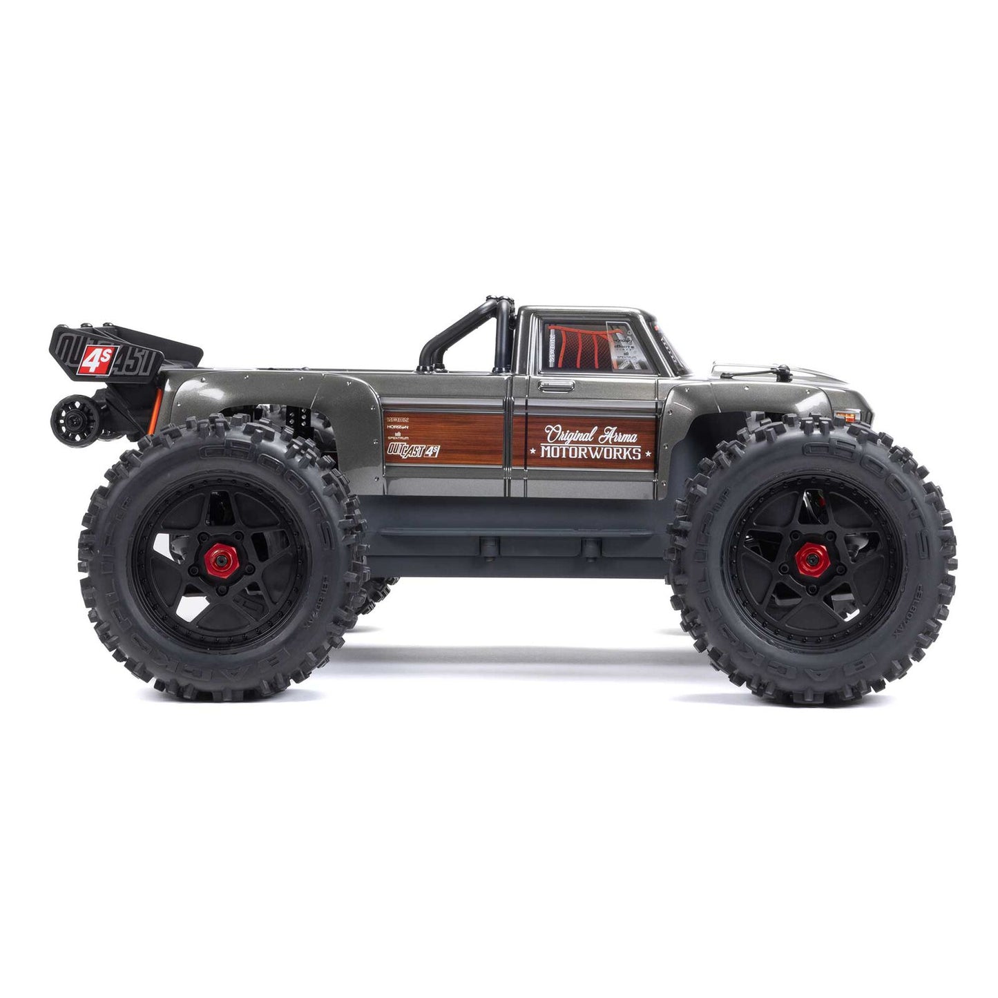 1/10 Outcast 4x4 4S BLX  Stunt truck (Requires battery & charger): GunMetal