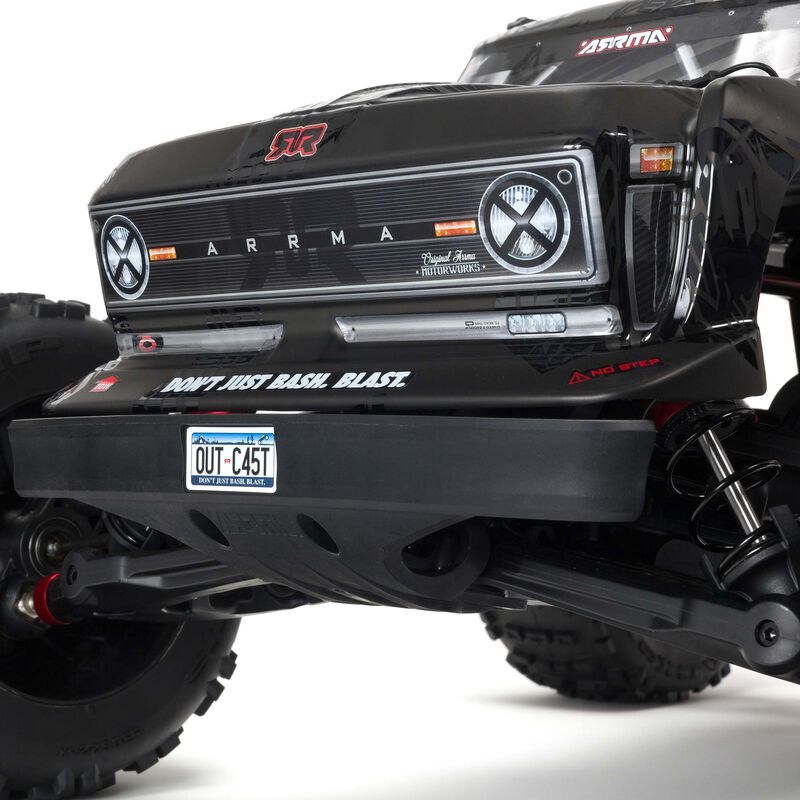 1/5 Outcast 4WD, EXtreme Bash Roller Stunt Truck (Requires battery & charger): Black