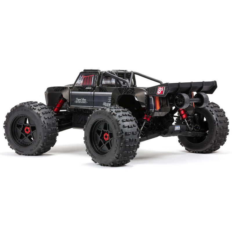 1/5 Outcast 4WD, EXtreme Bash Roller Stunt Truck (Requires battery & charger): Black