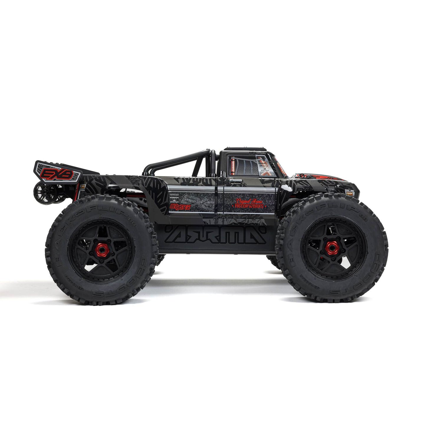 1/5 OUTCAST 4X4 8S BLX EXB Stunt Truck: Black