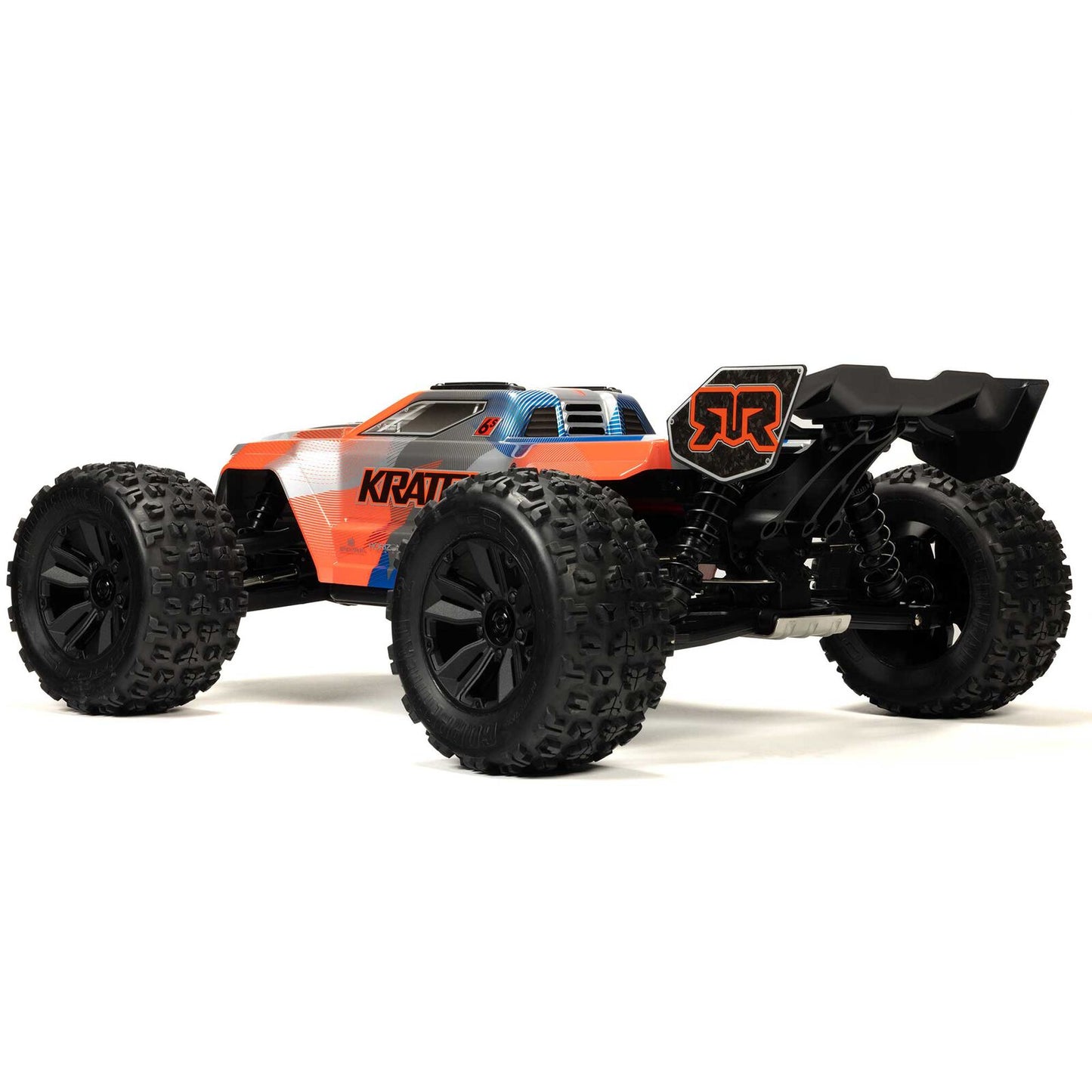 1/8 Kraton 6S, 4WD, BLX (Requires battery & charger): (Blue/Orange)