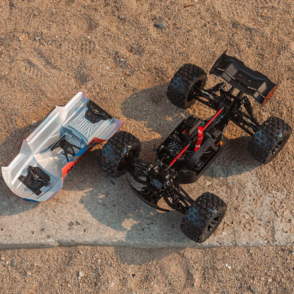 1/8 Kraton 6S, 4WD, BLX (Requires battery & charger): (Blue/Orange)