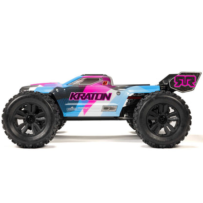 1/8 Kraton 6S, 4WD, BLX (Requires battery & charger): (Blue/Pink)