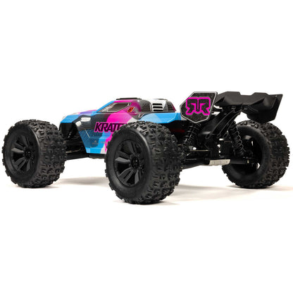 1/8 Kraton 6S, 4WD, BLX (Requires battery & charger): (Blue/Pink)