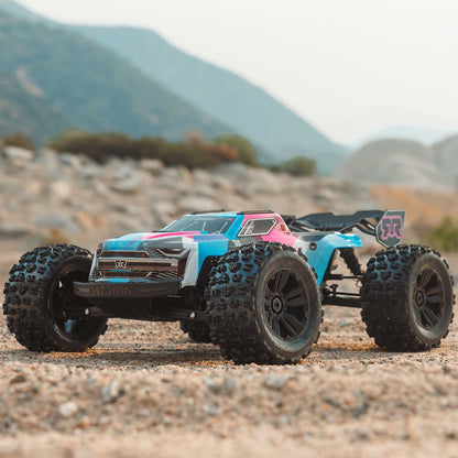 1/8 Kraton 6S, 4WD, BLX (Requires battery & charger): (Blue/Pink)