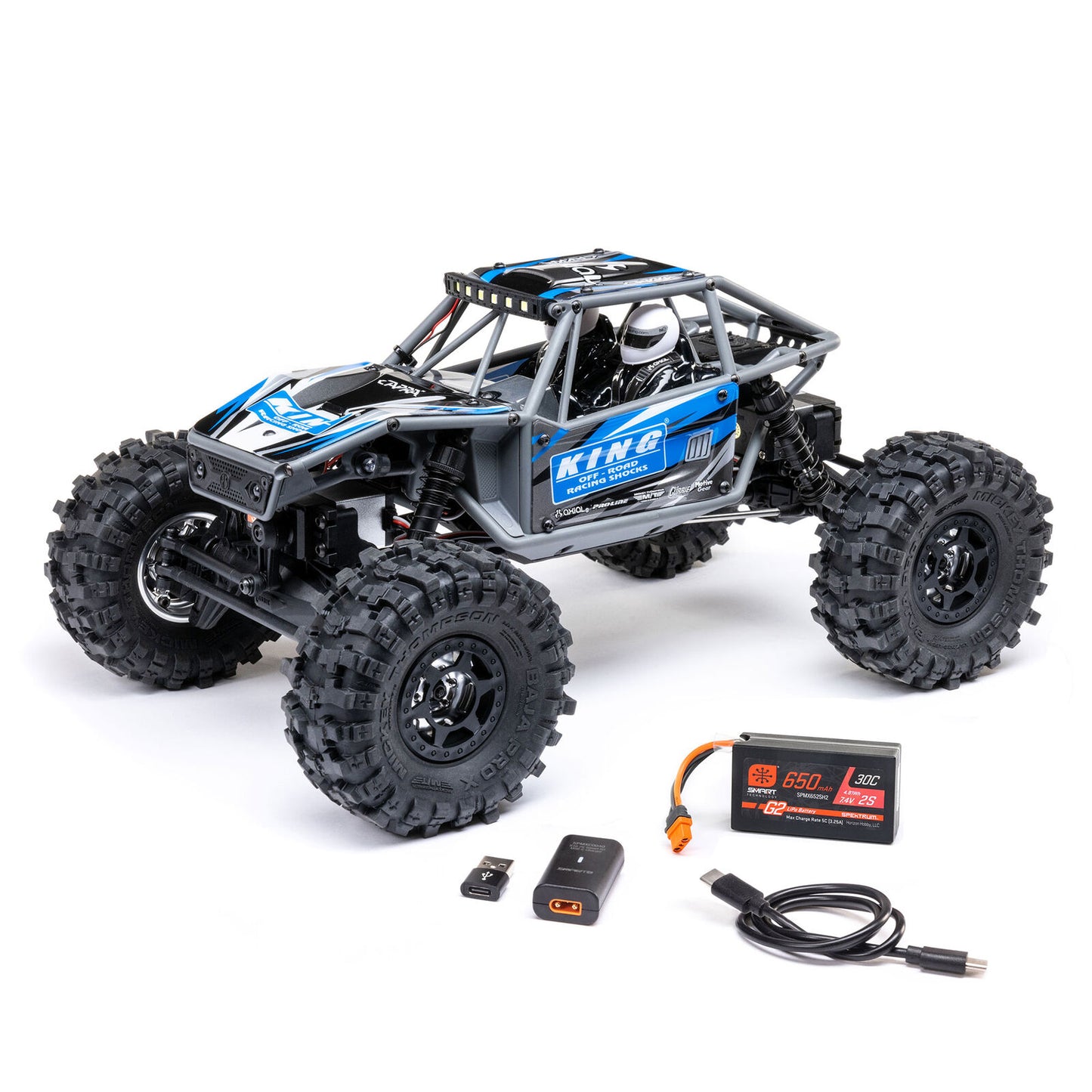 1/18 UTB18 Capra 4WS RTR King Blue (Includes battery & charger)