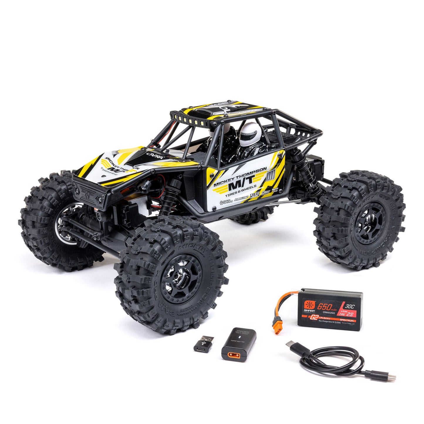 1/18 UTB18 Capra 4WS RTR King Yellow (Includes battery & charger)