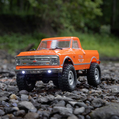 1/24 SCX24 1967 Chevrolet C10, 4WD, RTR (Includes batttery & charger): Orange