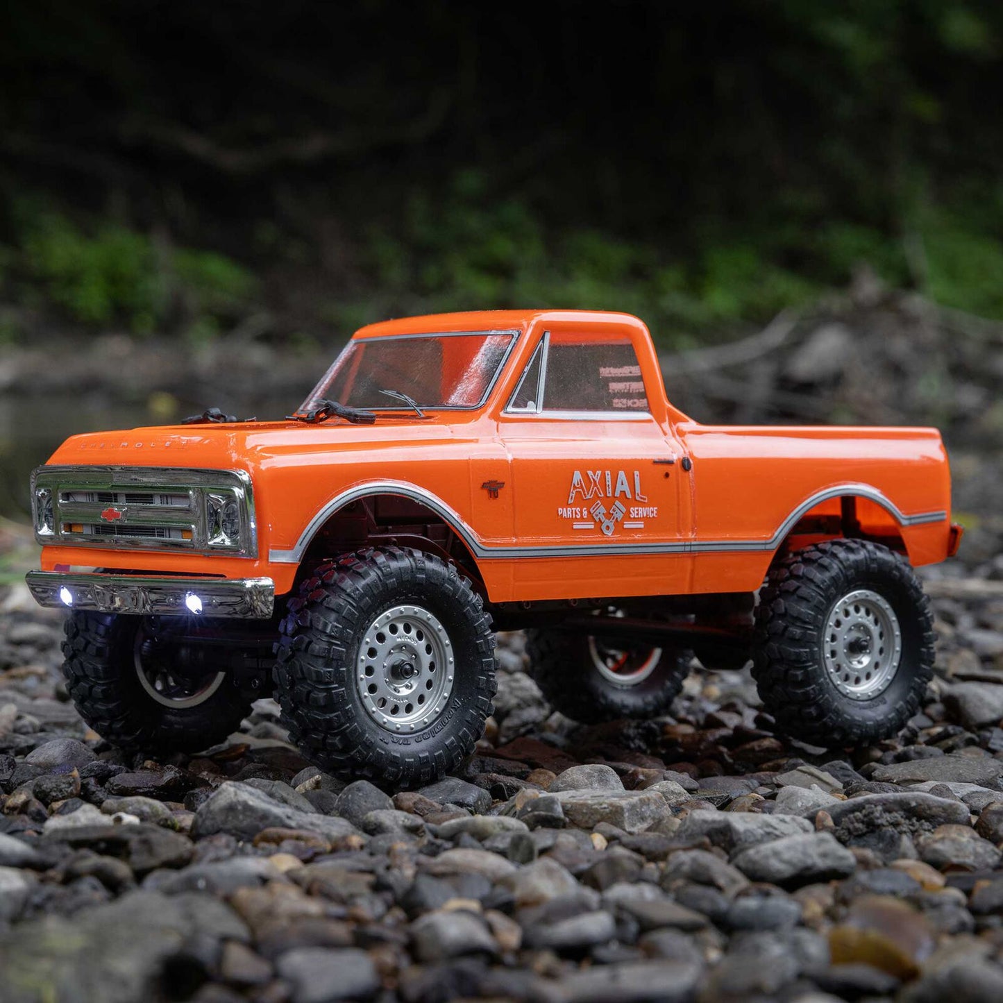 1/24 SCX24 1967 Chevrolet C10, 4WD, RTR (Includes batttery & charger): Orange