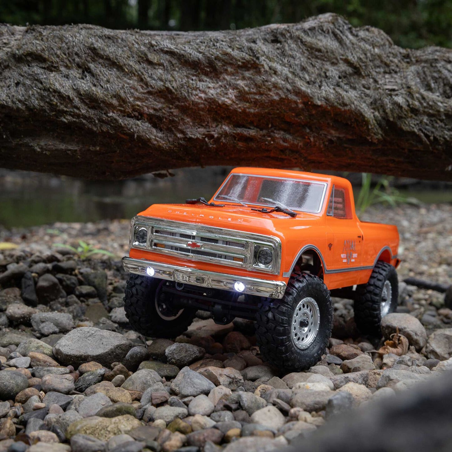 1/24 SCX24 1967 Chevrolet C10, 4WD, RTR (Includes batttery & charger): Orange