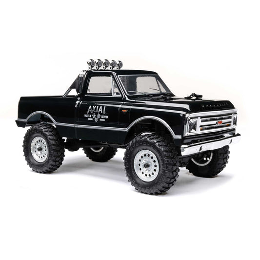 1/24 SCX24 1967 Chevrolet C10, 4WD, RTR (Includes batttery & charger): Black