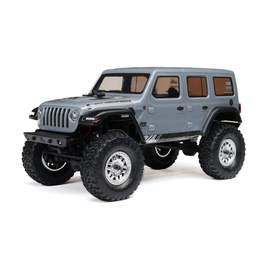 1/24 SCX24 2019 Jeep Wrangler JLU CRC 4WD RTR (Includes batttery & charger): Gray